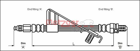 METZGER Gumifékcső 4112527_METZ